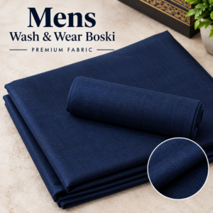 premium navy fabric showcase